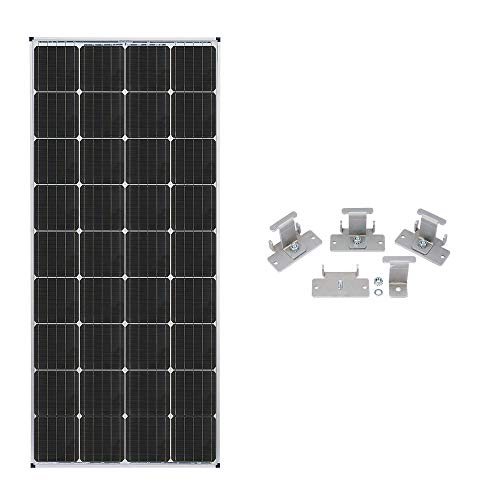 Zamp Solar Legacy Series 170-Watt Roof Mount Solar Panel Expansion Kit. Additional Solar Power for Off-Grid RV Battery Charging – KIT1009
