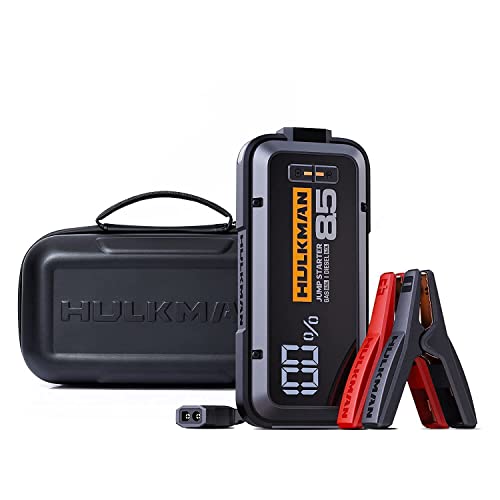 HULKMAN Alpha85 Smart Portable Jump Starter with Alpha Bag EVA Protection Case